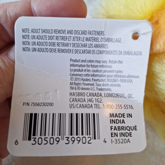 2015 Hasbro‎ Playskool Friends My Little Pony “Apple Jack” 6” Plush MLP New - Picture 7 of 8